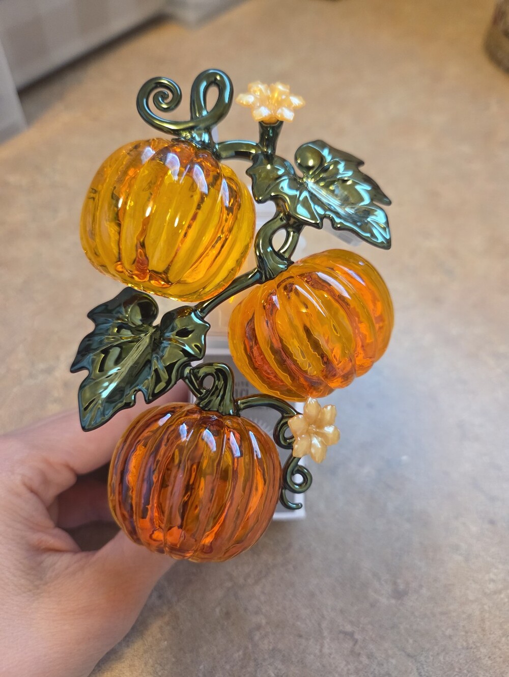BATH & BODY WORKS LIMITED EDITION “PUMPKIN VINE” WALLFLOWER PLUG LIGHT